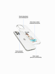 Sugar Booger Couple Name Printed Clear Silicone Cover