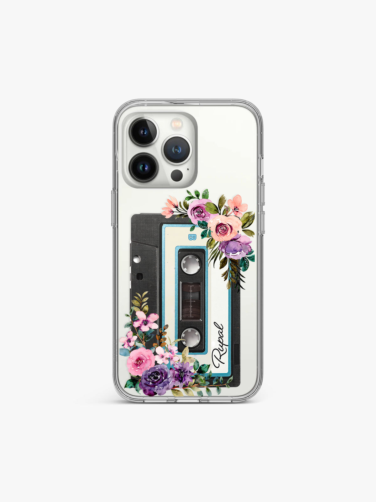 Rosse Bloomtape Name Printed Clear Silicone Cover