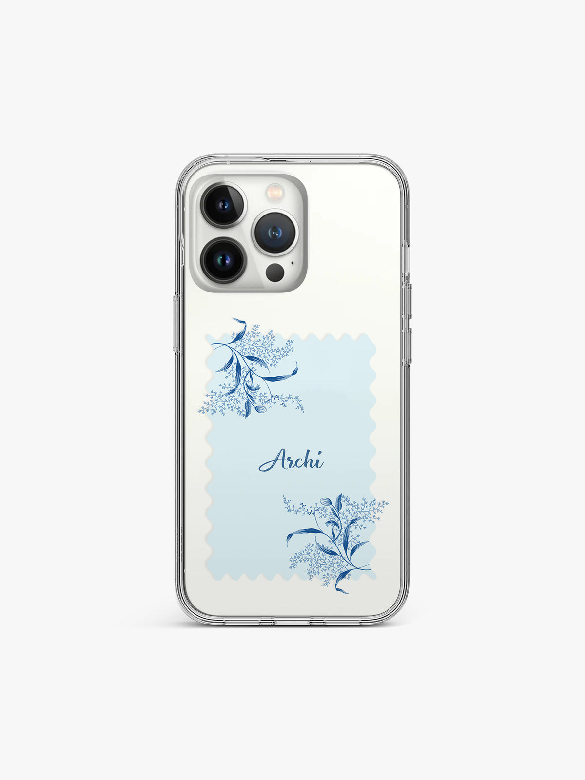 Ripple Blupalette Name Printed Clear Silicone Cover