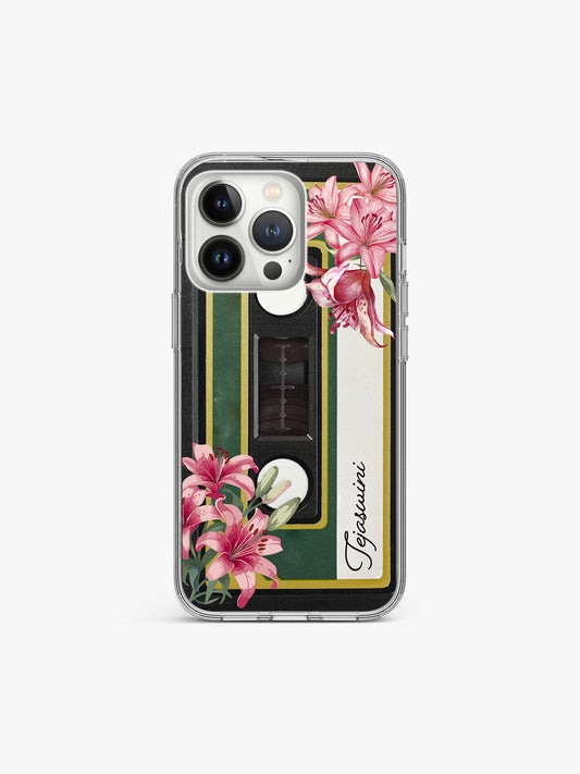 Lily Bloomtape Name Printed Clear Silicone Cover