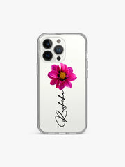 Blossom Name Printed Clear Silicone Cover