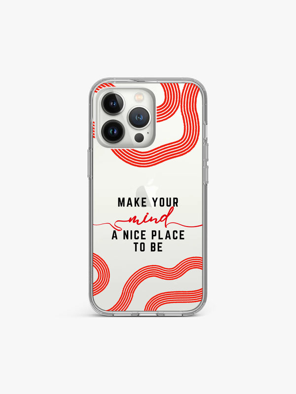 Make your mind Quote Silicone Case Cover