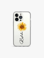 Blossom Name Printed Anti-Yellow Clear Case