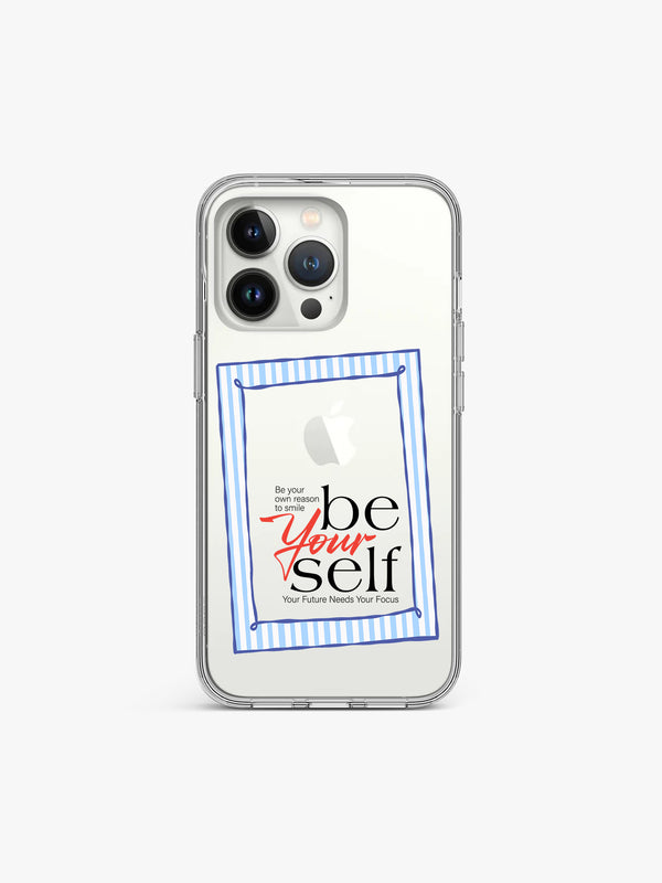 Be Yourself Quote Silicone Case Cover