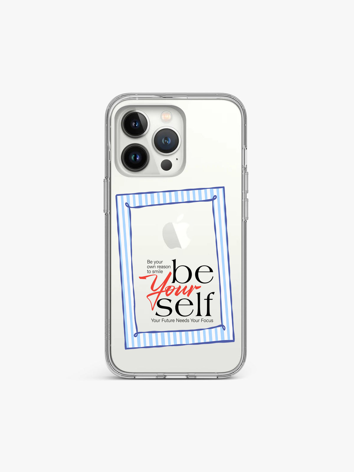 Be Yourself Quote Silicone Case Cover