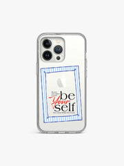 Be Yourself Quote Silicone Case Cover