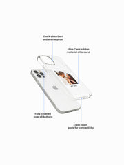Pet Love Polaroid Custom Printed Clear Silicone Cover
