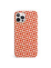 Vintage Bloom Motif Matte Case