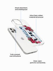 Hibisco Bloomtape Name Printed Clear Silicone Cover