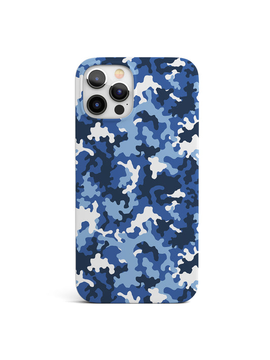 Frozen blue Camouflage Matte Case