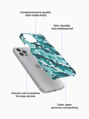 Mint squad Camouflage Matte Case