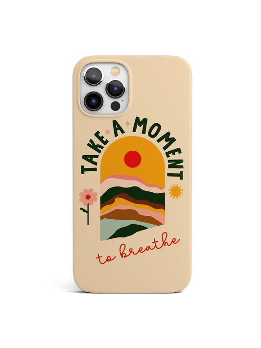 Take A Moment Aesthetic Matte Case