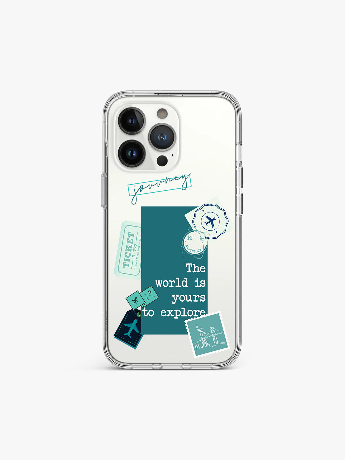 Explore world Journey Travel Silicone Case Cover