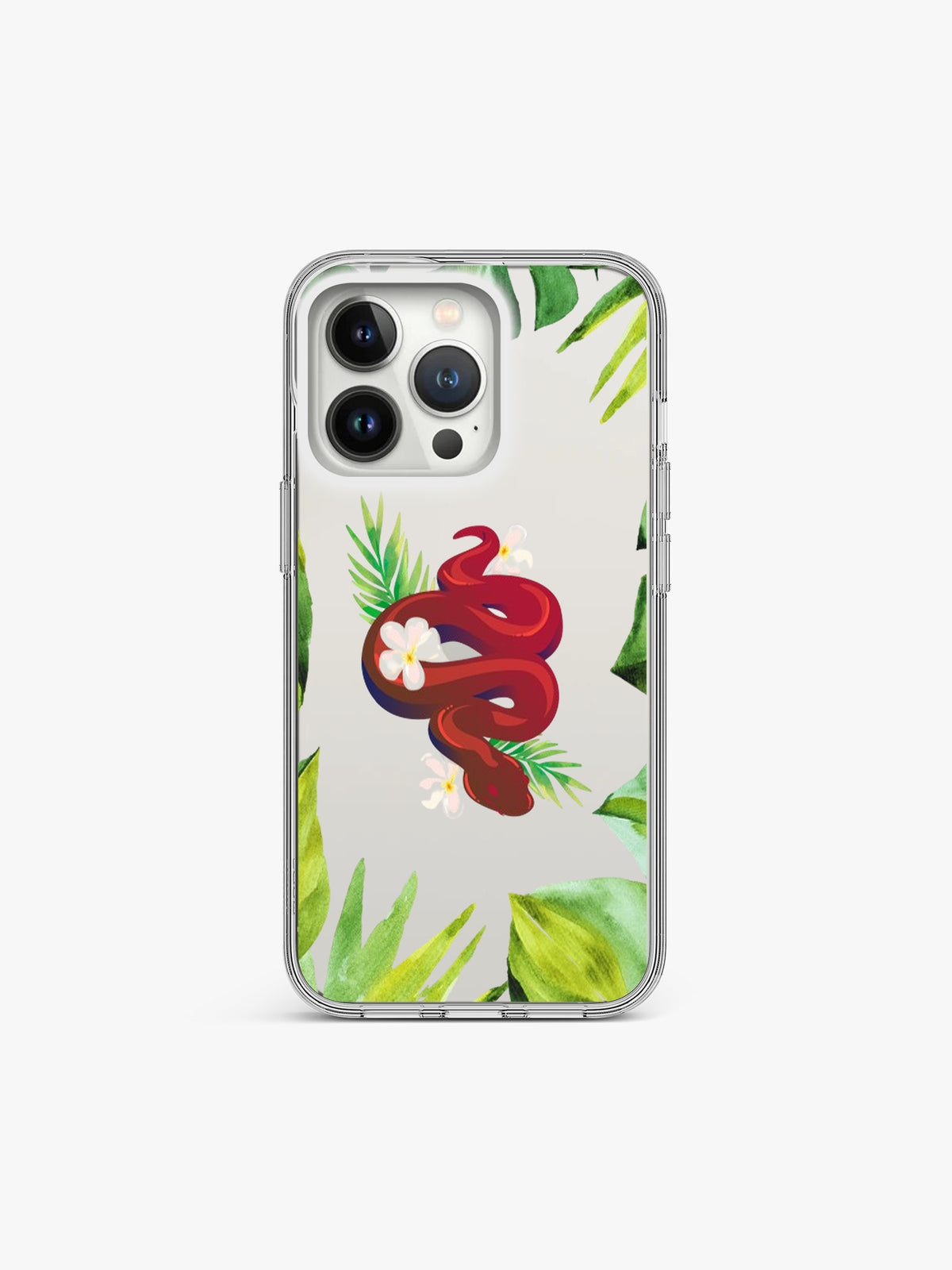 Red Boa Safari Silicone Case Cover