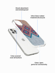 Knit Chevron Silicone Case Cover