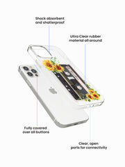 Maximilian Bloomtape Name Printed Clear Silicone Cover