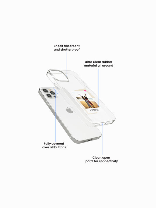 Buddies Polaroid Custom Printed Clear Silicone Cover