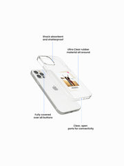 Buddies Polaroid Custom Printed Clear Silicone Cover