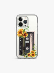 Maximilian Bloomtape Name Printed Clear Silicone Cover