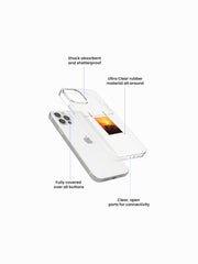 Clip Frame Polaroid Printed Clear Silicone Cover