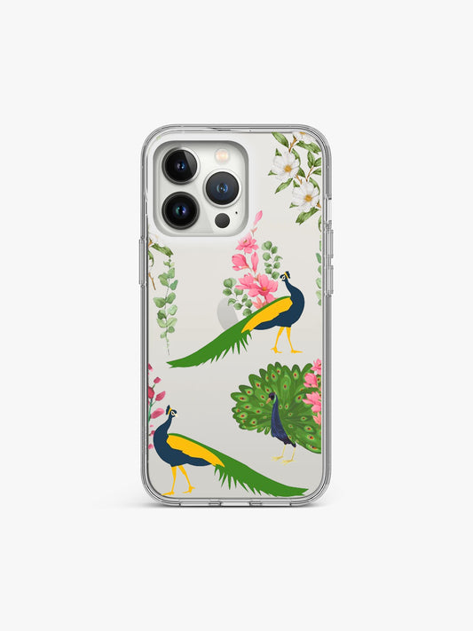 Peacock Safari Silicone Case Cover