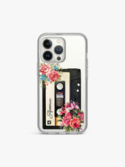 Cherry Bloomtape Name Printed Clear Silicone Cover