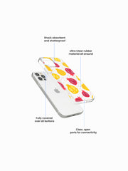 Granet Fruit Printed Clear Silicone Cover