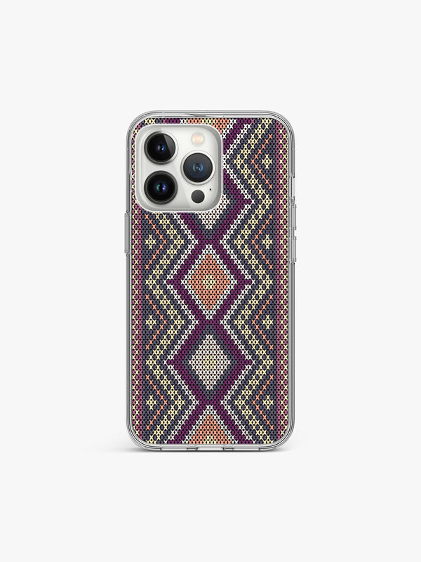 Retro Chevron Silicone Case Cover