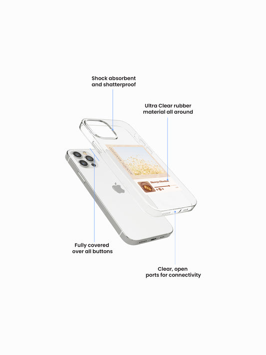 Acoustic Album Name Printed Clear Silicone Cover