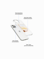 Acoustic Album Name Printed Clear Silicone Cover