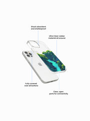 Amazon Nature inspired Printed Clear Silicone Cover