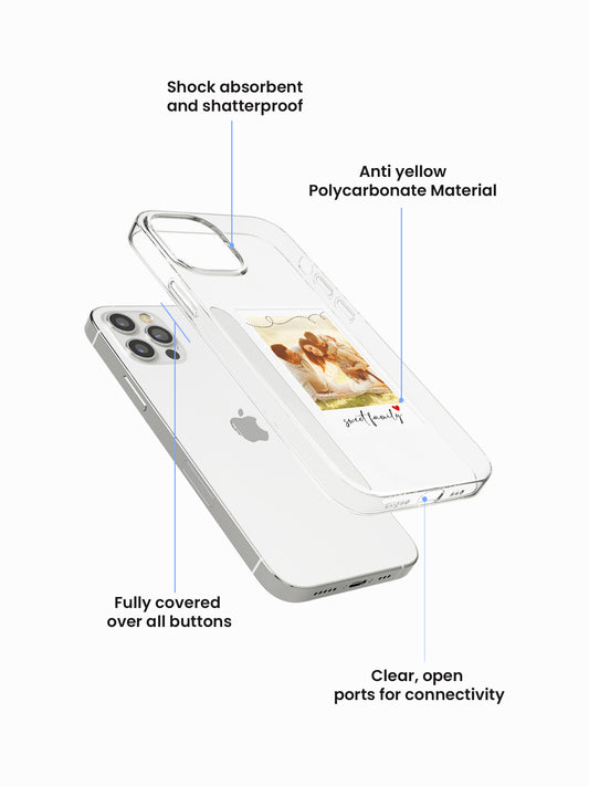 Always Together Polaroid Custom Printed Anti-Yellow Clear Case