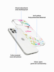 Azalea Garland Name Printed Anti-Yellow Clear Case