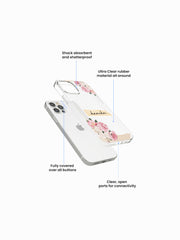 Beryl Oshibana Name Printed Clear Silicone Cover