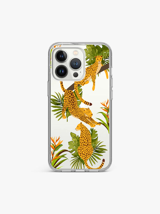 Cheetal Safari Silicone Case Cover