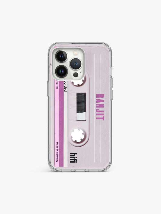 Circa Cassette Music Name Printed Clear Silicone Cover