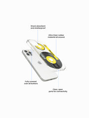 Clear Cassette Music Name Printed Clear Silicone Cover