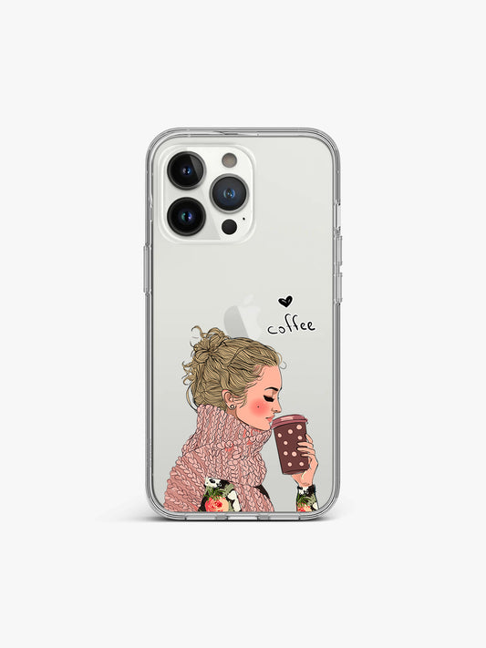 Coffee girl Y2K Silicone Case Cover