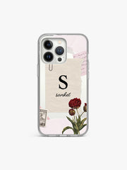 Crump Oshibana Name Printed Clear Silicone Cover