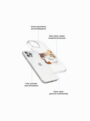 Cypress Oshibana Name Printed Clear Silicone Cover