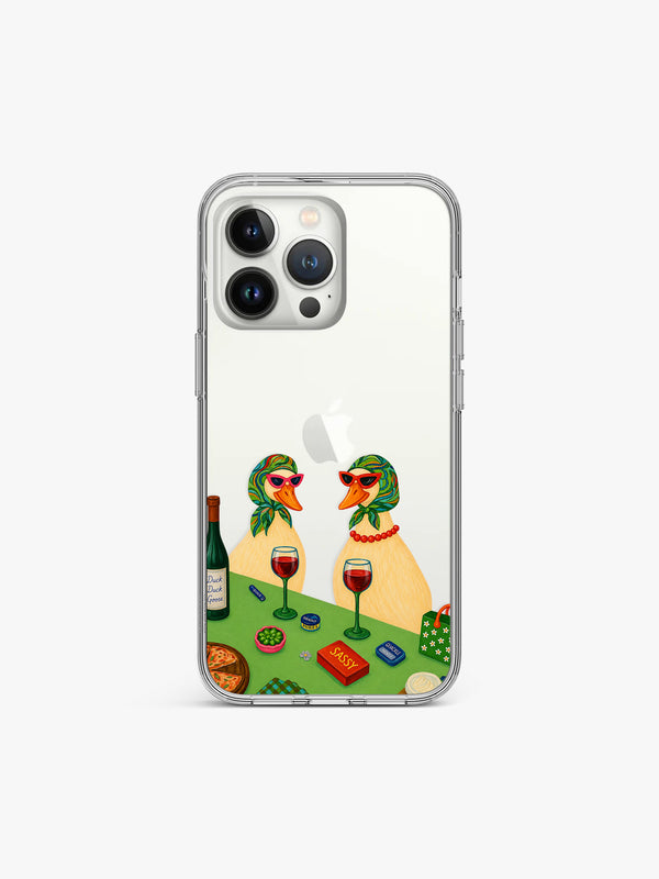 Duck party Cartoon Silicone Case Cover