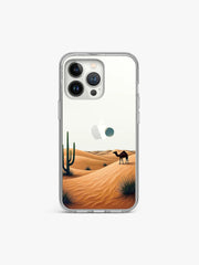 Dunes Nature inspired Printed Clear Silicone Cover