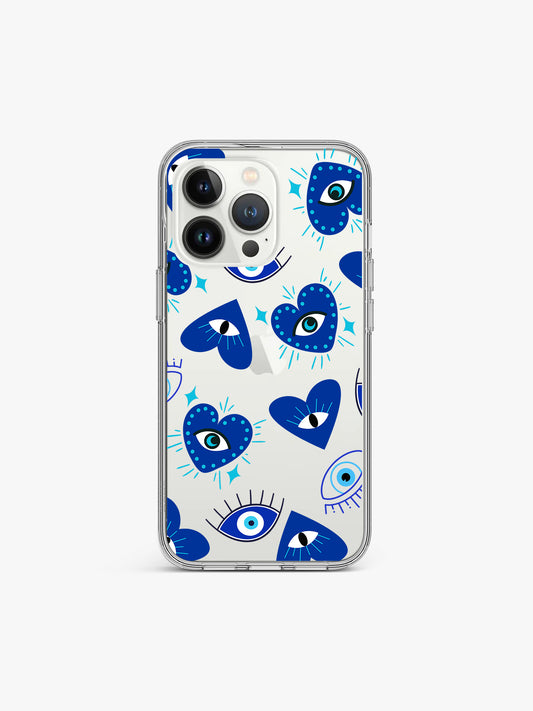 Hearty Evil's Eye Silicone Case Cover