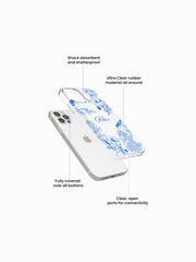 Ekhasa Garland Name Printed Clear Silicone Cover