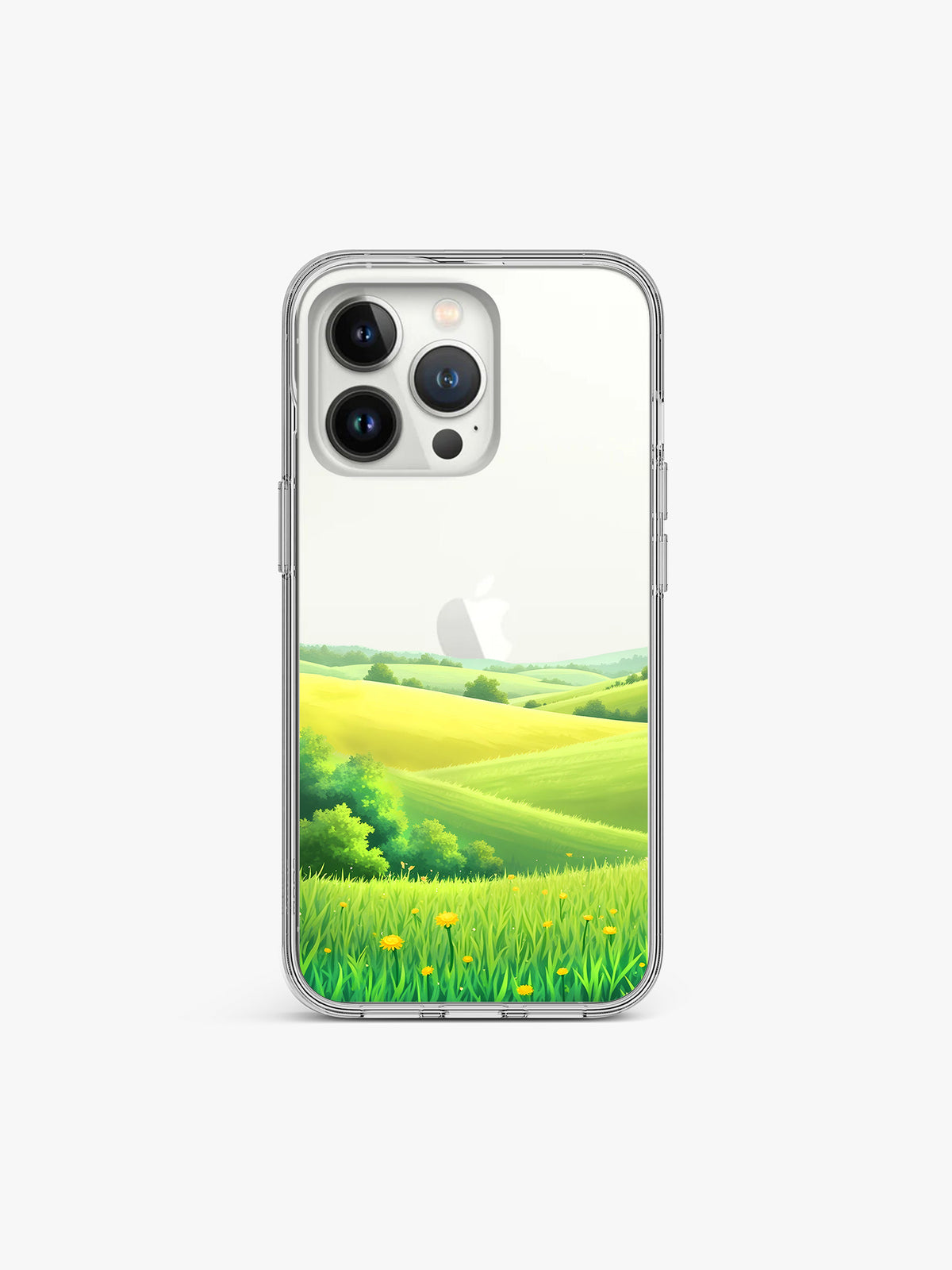 Greenteau Nature inspired Printed Clear Silicone Cover