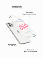 Good things Retro Anti-Yellow Clear Case