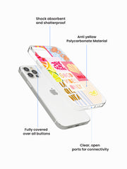 Good vibes only Ocean Anti-Yellow Clear Case