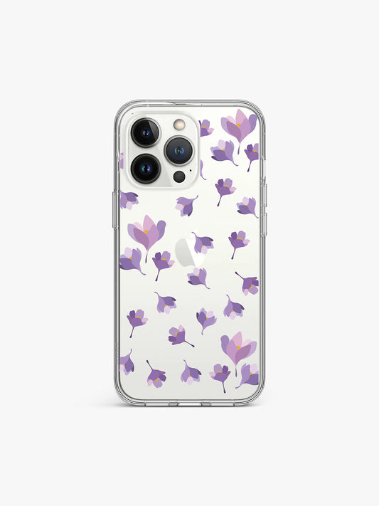 Heather bluebell Floret Silicone Case Cover