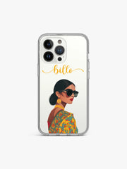 Asian Girl Name Printed Clear Silicone Cover
