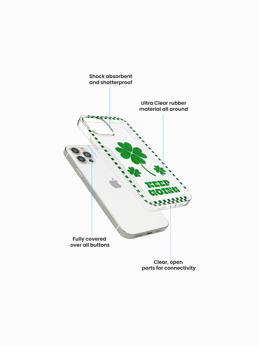 Keep Going Good Luck Silicone Case Cover